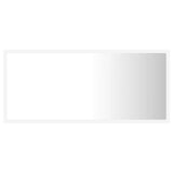 LED Bathroom Mirror White 90x8.5x37 cm Acrylic 804932