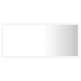 LED Bathroom Mirror White 90x8.5x37 cm Acrylic 804932