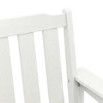 Garden Dining Chair 4 pcs White 65.5 x 55.5 x 88cm Plastic 3335795