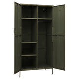Wardrobe Olive Green 90x50x180 cm Steel 336243