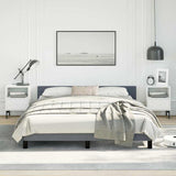 Bed Frame without Mattress Dark Grey Queen Velvet 347607