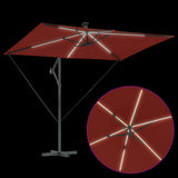 Umbrella Terracotta 294 x 200 x 270 cm Polyester and Aluminium 42003398