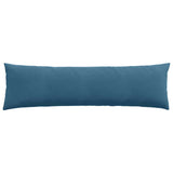 Sofa Pillows 2 pcs Blue 145 x 40 cm Corduroy Fabric 42013841