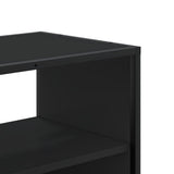 TV Cabinet Black 100x31x39.5 cm Engineered Wood and Metal 848929