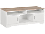 TV Stand Cabinet up to 50", Modern TV Unit with Storage, Open Shelves and Cable Management for T3398P329428