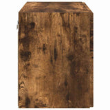 TV Wall Cabinet Smoked Oak 59.5 x 31 x 40 cm Engineered Wood 892339