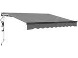 2.5 x 2m Electric Awning with Remote Controller, Aluminium Frame DIY Retractable Awning, UV30 Sun T3398P317570