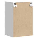 Kitchen Wall Cabinet "Kalmar" High Gloss White Engineered Wood 853549