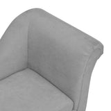 Dog Sofa with Pillow Grey 83x44x44 cm Plush 171100