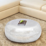 Hammered Aluminium Coffee Table Silver 242322
