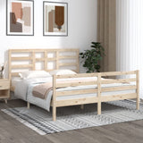Bed Frame without Mattress Solid Wood 160x200 cm 3105870