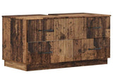 2 Piece Bathroom Cabinet Set HOORN Old Wood Engineered Wood 3417556