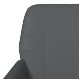 Armchair Grey 61x78x80 cm Faux Leather 351395