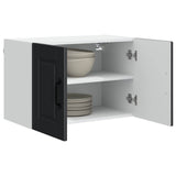 Wall Cabinet PORTO 2 pcs Black 60 x 31 x 40 cm Engineered Wood 885268