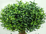 Set of 2 Decorative Artificial Trees, Topiary Ball-shaped Boxwood Trees in Pot, Fake Plants for Home T3398P343145