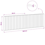Wall-Mounted Headboard ZWOLLE Concrete Grey Engineered Wood 896498