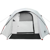 Camping Tent Cabin 4-Person White Blackout Fabric Waterproof 4009561