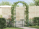 Garden Arch with Lock Green 102 x 50 x 218 cm 42021345