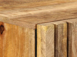 Highboard 60x34x100 cm Solid Wood Rough Mango 377584