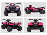 12V Kids Quad Bike with Forward, Reverse Functions, Ride-On ATV w/ Music, LED, Headlights, for Ages T3398P348337