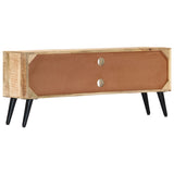 TV Cabinet 115x30x47 cm Solid Mango Wood 282878