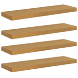 Wall Shelf 4 pcs Beige 90 x 23.5 x 4 cm Engineered Wood 42019997