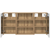 Bathroom Cabinet Set 3 pcs 100 x 10.5 x 50 cm Engineered wood 3403687