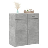 Sideboard Concrete Grey 80x42.5x93 cm Engineered Wood 3281472