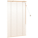 Venetian Blind Oak Look 95 x 130 cm 35 mm Solid Paulownia Wood 42015315