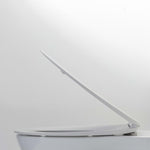 ZNTS Tiger Toilet Seat "Blade" White 426433