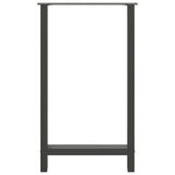 Bar Table Legs Anthracite 2 pcs 60x cm Steel 4013346