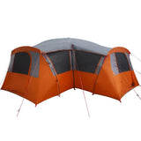 Family Tent 20-Person Grey and Orange 745 x 700 x 217 cm 42004079