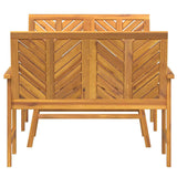 Garden Lounge Set Brown Solid Acacia wood 3154128