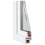 Basement Window RISOR 60x60 cm Tilt&Turn DIN Left White 4108301