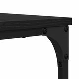 Coffee Table 2 pcs Black Oak Engineered Wood 881895