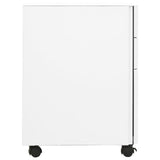 Mobile File Cabinet White 30x45x59 cm Steel 335982