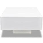 ZNTS Coffee Table High Gloss White 244022