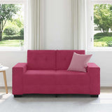 Sofa Wine Red 160 x 77 x 82 cm Fabric 4105114