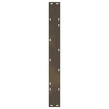 Dining Table Legs V-Shape 2 pcs Natural Steel 80x cm Steel 4012575