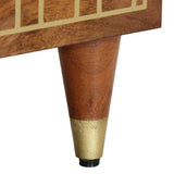 Bedside Cabinet 40x33x46 cm Solid Wood Mango 358280