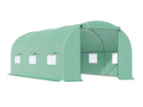 4.5m x 2m x 2m Walk-in Tunnel Greenhouse Garden Plant Growing House with Door and Ventilation T3398P325198