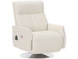 10-Point Massage Recliner Armchair - Cream T3398P330457