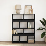 Bookcase Black 100x33x125.5 cm Engineered Wood 3309358