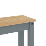 3 Piece Dining Set PANAMA Grey Solid Wood Pine 3345174