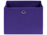 Storage Boxes 10 pcs Non-woven Fabric 28x28x28 cm Purple 325213