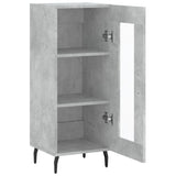 Sideboard Concrete Grey 34.5x34x90 cm Engineered Wood 828816