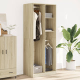 Wardrobe Sonoma Oak 80x50x200 cm Engineered Wood 3307758