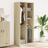 Wardrobe Sonoma Oak 80x50x200 cm Engineered Wood 3307758