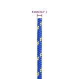 Boat Rope Blue 8 mm 250 m Polypropylene 152451