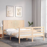 Bed Frame without Mattress 120x200 cm Solid Wood 3194501